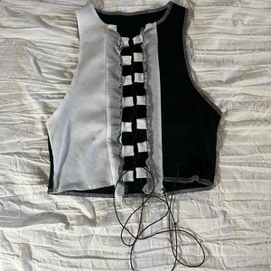 SHEIN size small criss-cross tie top